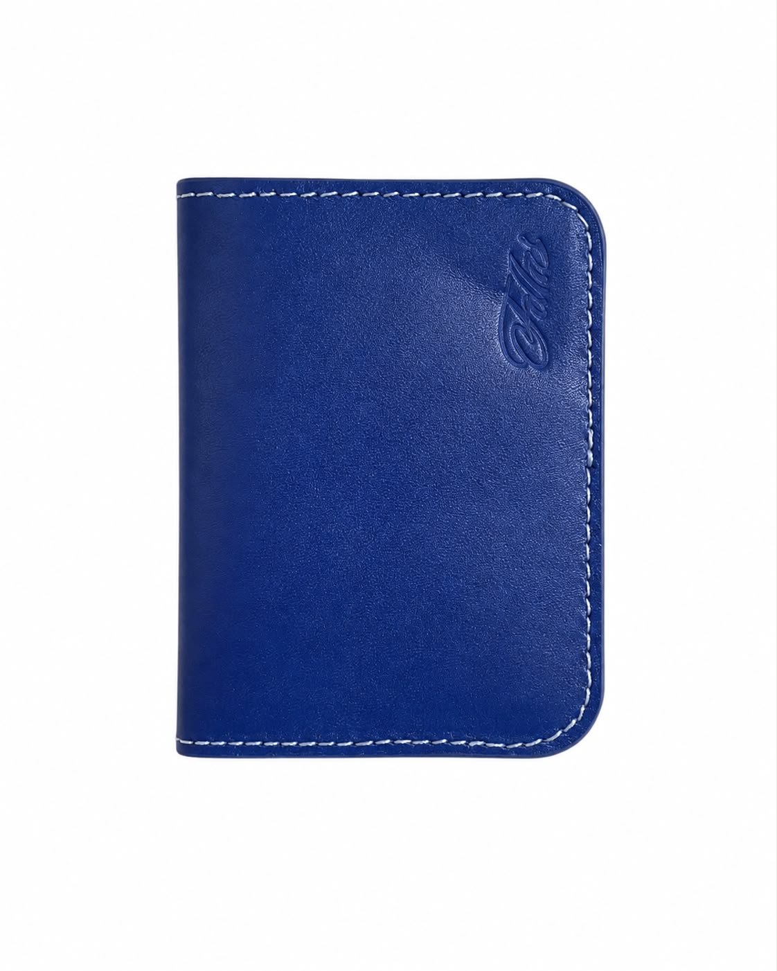 Navy leather wallet