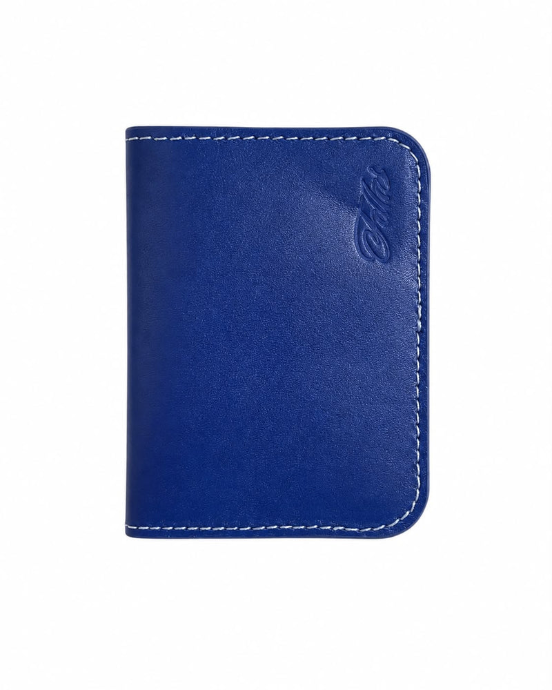 Navy leather wallet