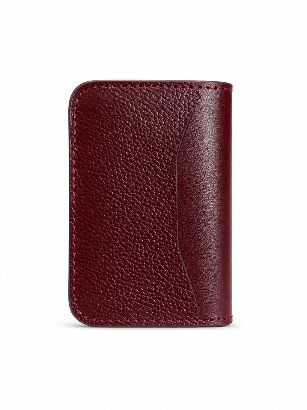 Burgundy leather wallet