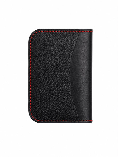 Black leather wallet