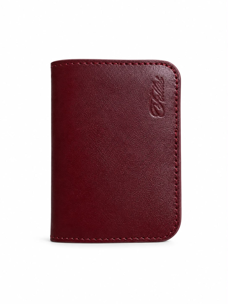 Burgundy leather wallet