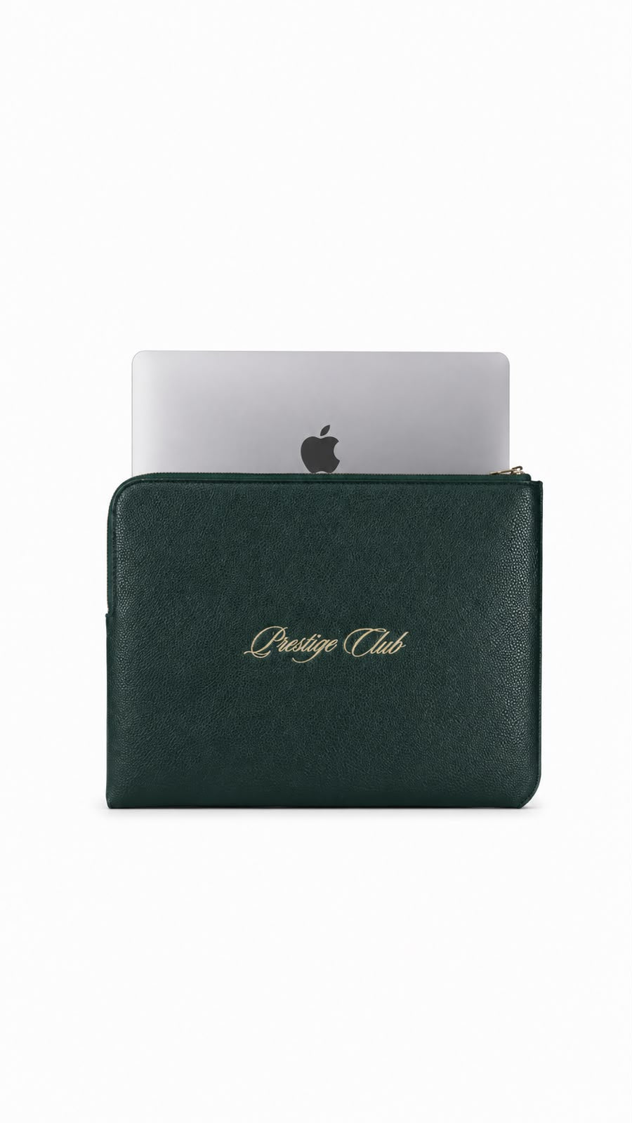 Green Textured Leather Sleeve